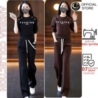 Sét Bộ Nữ Thiết Kế, Bộ Quần Ống Suông Chất Vải Umi Cao Cấp Thích Hợp Mặc ĐI Chơi Đi Du Lịch HB18