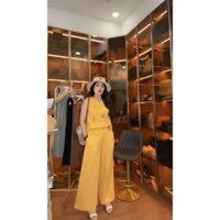 Set Bộ Nữ Trung Niên, Áo Sat Nách, Quần Dài, sét bộ siêuxinh , Chất Linen, Mã Q5