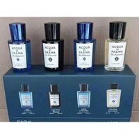 Set Bộ Nước Hoa Acqua di Parma Blu Mediterraneo Colona mini 4 chai - 30ml chai
