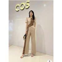 Set Bộ Phối Màu Quần Ống Rộng Cao Cấp - APGS320333