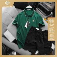 Set bộ Polo nam quần túi hộp cao cấp - Lion King AP 02