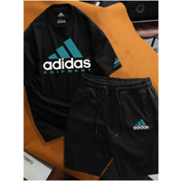 Sét Bộ Quần áo cổ tròn das Thể Thao , bộ cộc tay nam mùa hè ,đồ bộ Unisex Nam Nữ BigSize 50-90kg