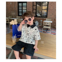 Sét bộ quần áo cực phẩm họa tiết mèo cho bé trai từ 1 tuổi đến 10 tuổi hót hít