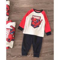 Set bộ quần áo dài tay hình người nhện Spiderman Marvel cho bé trai