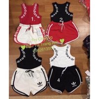 Set bộ quần áo dáng croptop siêu hot