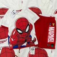 Set bộ quần áo siêu nhân NHỆN MARVAL cho bé trai coton 100% cực phẩm mùa hè 2023 (Hàng đẹp)