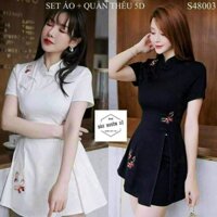 Set Bộ Quần Áo Thêu Bướm Đẹp