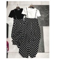 Sét bộ quần chấm bi