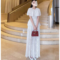 Set Bộ Ren Trễ Vai Hàn Quốc Kèm Chân váy ren dáng xòe duyên dáng tiểu thư hàn quốc phù hợp đi tiệc tùng with loves