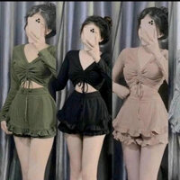 set bộ tăm lạnh tầng áo rút dây thời trang free size