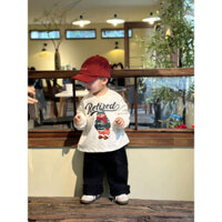 SET BỘ TAY DÀI IN CHÚ GẤU + QUẦN JEANS