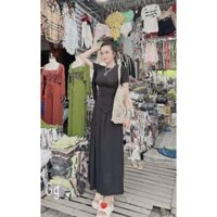 Sét bộ tay ngắn,set nữ tay dài trơn phối chân váy dáng dài,áo vạt xéo đơn giản năng động nhẹ nhàng