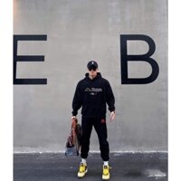 Set Bộ Thể Thao Hoodie Nam Nữ Đẹp Phối Họa Tiết KAAP Phong Cách Trẻ Trung Cá Tính, Chất Liệu Nỉ Ngoại Dày Dặn Ấm Áp