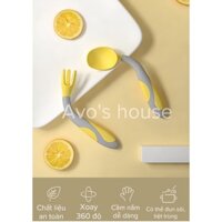 Set bộ thìa/muỗng dĩa/nĩa ăn dặm Misuta cho bé