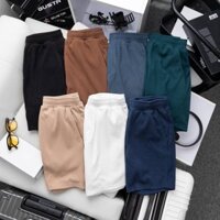 Set Bộ Thu Đông Nam Cao Cấp, Kiểu Dáng Basic, Chất Liệu Nhung Tăm Dày Dặn, Áo Cổ Tròn Kết Hợp Quần Đùi Trẻ Trung - BC01