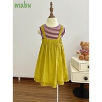 Set / Bộ váy yếm và áo cho bé gái BH02
