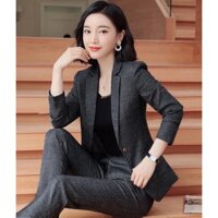 set bộ vest 3 món cao cấp bao xinh size S M L Xl