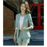 💫💫💫SÉT BỘ VEST PHỐI TAY KẺ SỌC  3 TRONG  1 CAO  CẤP S280(HÀNG NHẬP)