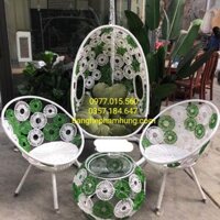 Sét bộ xích đu bàn ghế giá rẻ