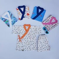 Set bộ (Yukata) Ngắn Trắng Thỏ Cà Rốt
