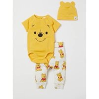 Set body 3 món gấu Pooh HM xuất dư cho bé