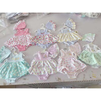 Sét body váy little me kèm mũ bé gái SALE