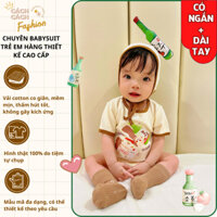 Set bodysuit kèm mũ hình chai rượu SOJU style ikii Hàn Quốc cho bé 0-18 tháng - Hàng thiết kế độc quyền nhà Cách Cách