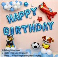 Set Bóng Hình Chó Cứu Hộ MARSHALL Paw Patrol Lớn Trang Trí Sinh Nhật Bé Chủ Đề Biệt Đội Chó CHO15