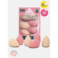 SET BÔNG MÚT TRANG ĐIỂM AOA MOCHI TEARDROP BLENDERS 6 MÚT SIÊU TIỆN DỤNG - 15012