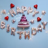 Set bóng sinh nhật Bánh kem 2