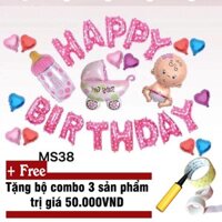 SET BÓNG SINH NHẬT CHO BÉ (BABY GIRL)