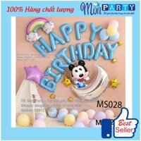 Set bóng sinh nhật 💝FREE SHIP💝set bóng bay sinh nhật chuột mickey trang trí sinh nhật cho bé tuổi chuột giá rẻ