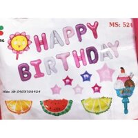 Set bóng sinh nhật kem, trái cây như hình - dụng cụ pha chế quầy bar, gia dụng [ có sỉ ]