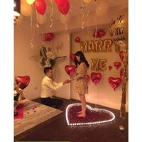 SET BÓNG TỎ TÌNH, CẦU HÔN MARRY ME- Tặng bơm, băng keo, dây duy băng