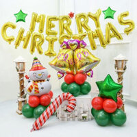 Set Bóng Trang Trí Noel Người Tuyết Cây Kẹo