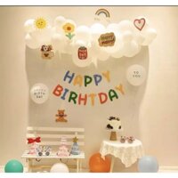 Set Bóng Trang Trí Sinh Nhật Kèm Ticker 4