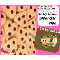Set bột tự làm 44 bánh quy vani sô cô la chip - gồm bột, nguyên liệu và vật dụng làm bánh - Sén de Lavie
