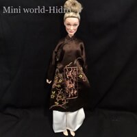 Set búp bê bà già chính hãng Disney kèm áo dài.