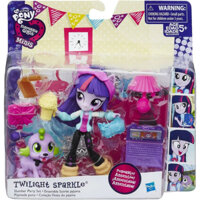 Set búp bê Pony Twilight Sparkle tiệc ngủ, hàng Mỹ