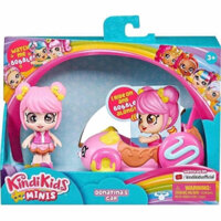 Set búp be và xe KindiKids mini.