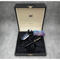 Set bút mực MontBlanc Meisterstück Gold Coated 149 và lọ mực xanh 50ml/Bút chính hãng/Montblanc authentic