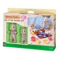 set cắm trại trên bãi biển của nhà gấu sylvanian families