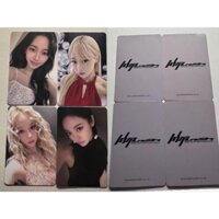 Set card ảnh unoff aespa Karina, Winter, Giselle, Ningning - Whiplash