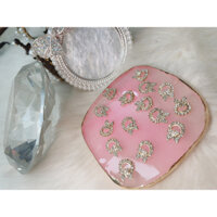 sét cham đá siêu sáng , trang trí nail