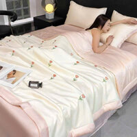 Set Chăn Ga Cotton Lụa Chăn Hè Nhiều Màu Sắc (shinbedding)