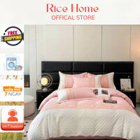 Sét Chăn Ga Gối Lụa Christian Dior 4 Món.Chất Liệu Mềm Mại,Mát.Với Hoạ Tiết Monogram Tạo Hình Dập Nổi Cao Cấp,Sang