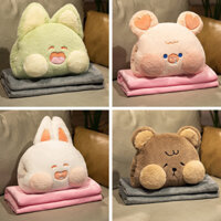 Sét Chăn Gối 2in1 Hình Heo Con Dễ Thương 🍁FREESHIP🍁 Bộ Gối Heo 50cm Kèm Chăn (GDBT)