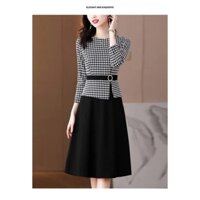 SET CHÂN VÁY ÁO PEPLUM HỌA TIẾT
