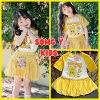 Set chân váy dáng xòe phồng, màu vàng rực rỡ{ Jam & Jenny }