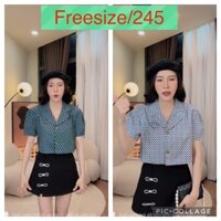 🌺Set chân váy đính nơ Loan Lâm🌺